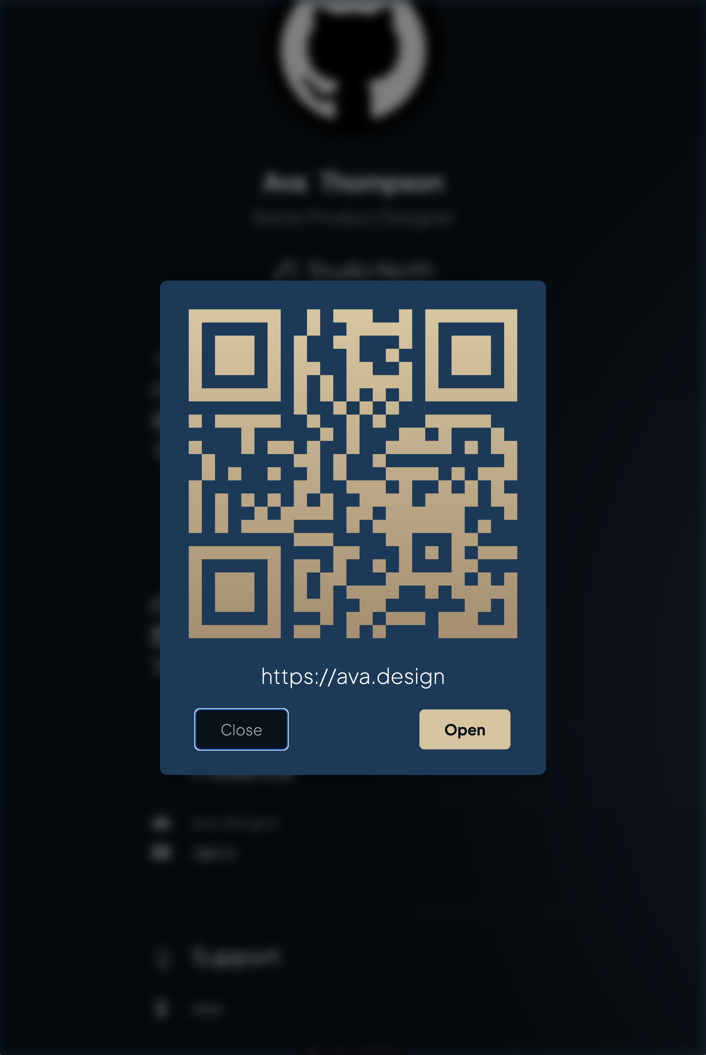 vCard Download Feature - Professional digital business cards